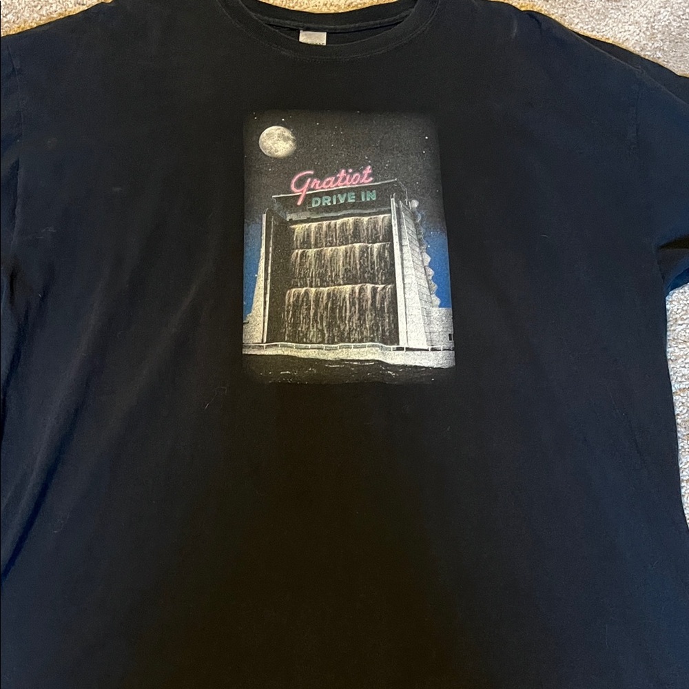 Gratiot Drive In Black Graphic Tee